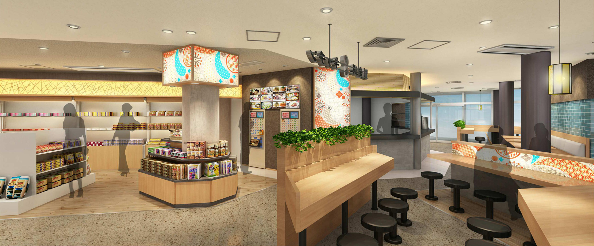 里海店（下り線）パース