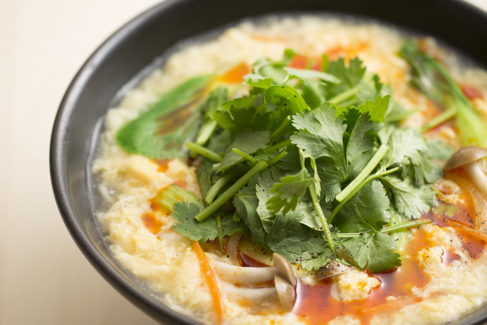 パクチー酸辣湯麺