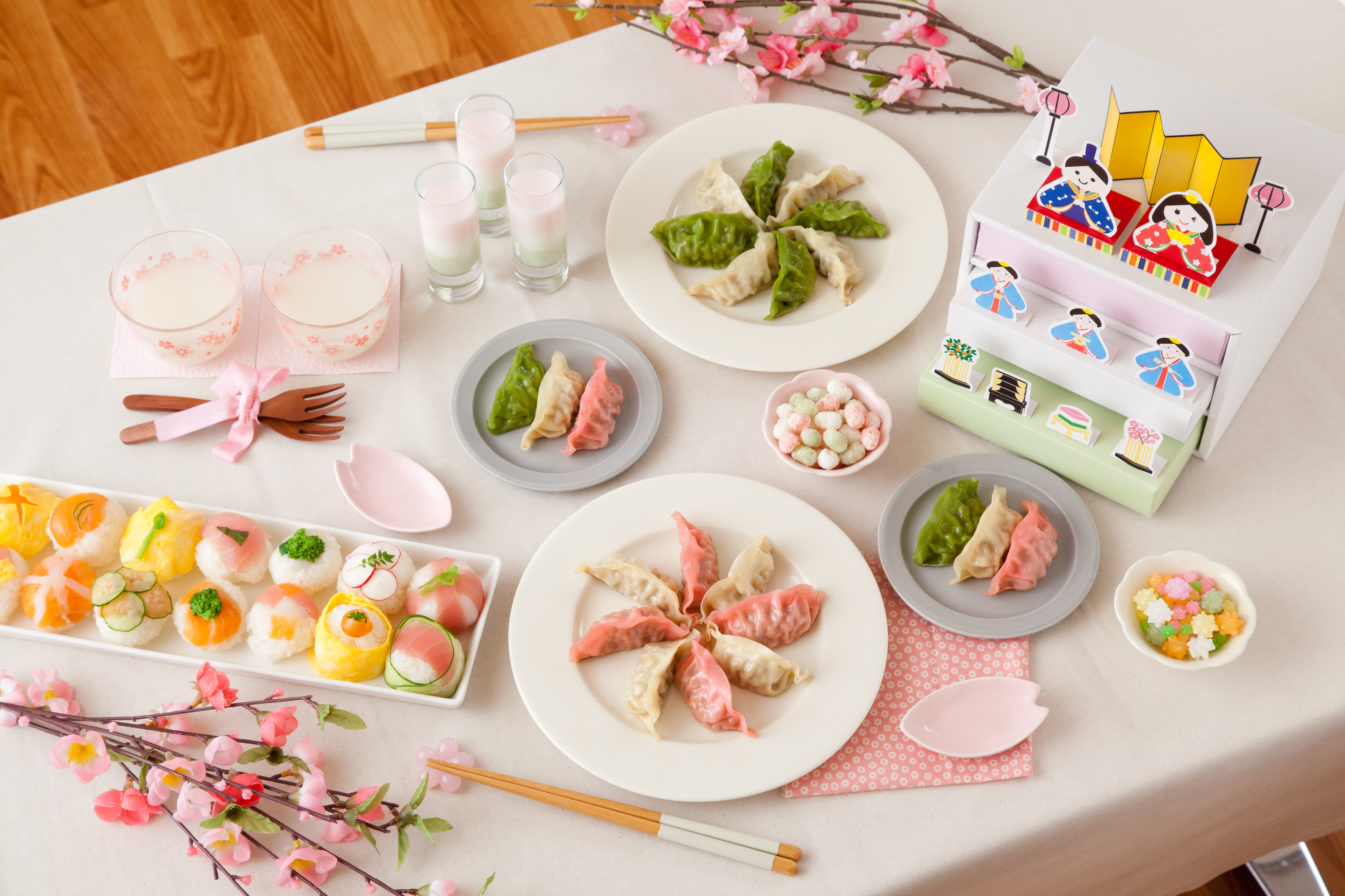 ひなまつり餃子イメージ