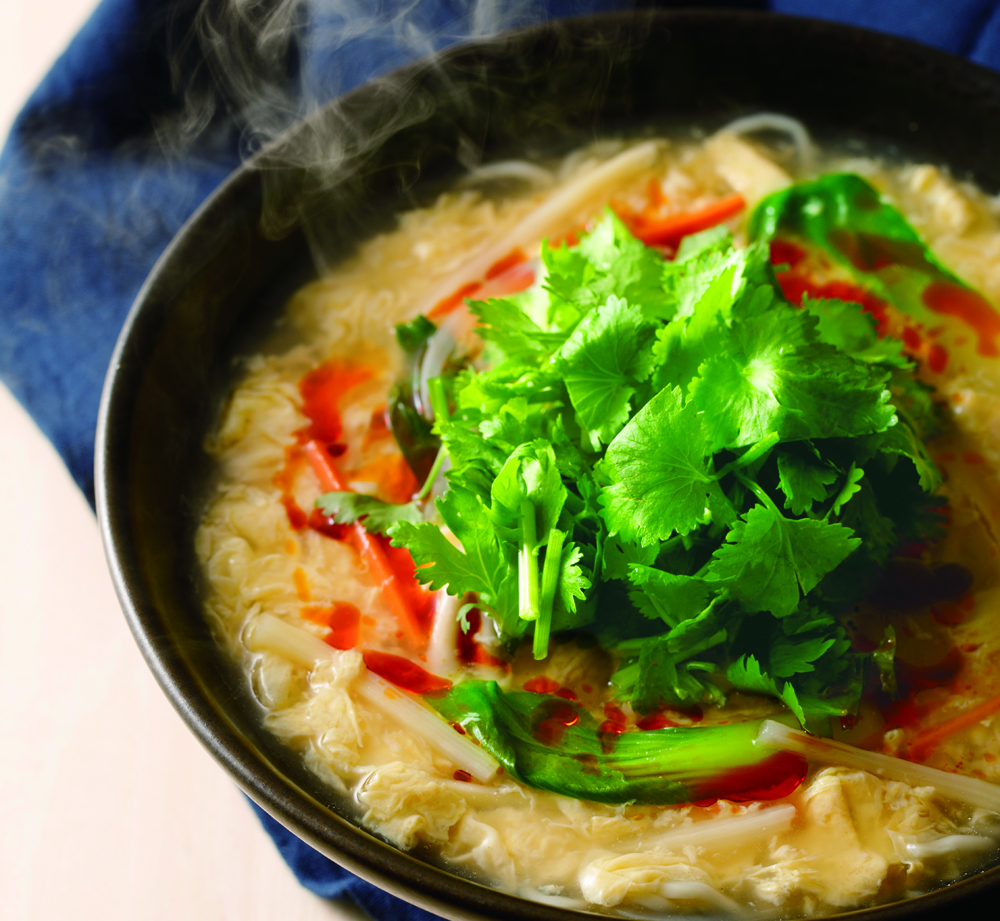 パクチー酸辣湯麺