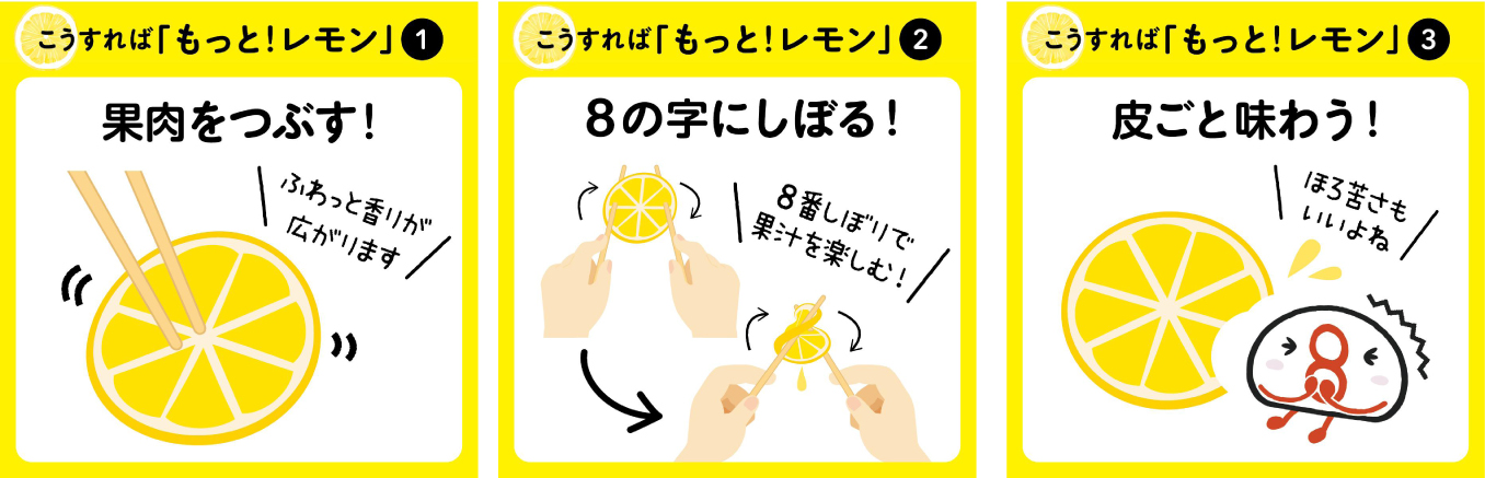 輪切りレモンの楽しみ方