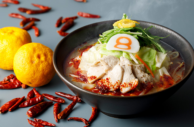 8番らーめん春限定「野菜ゆず塩らーめん」3月22日より期間限定で販売