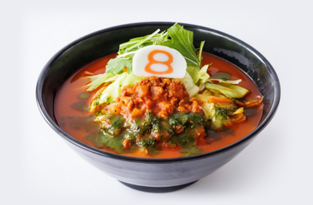 8番らーめん 春もトマうま。「野菜トマトらーめん」を3/21（木）より