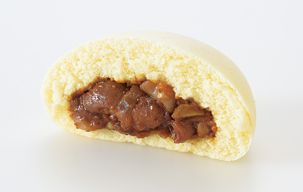 牛もつ煮まん