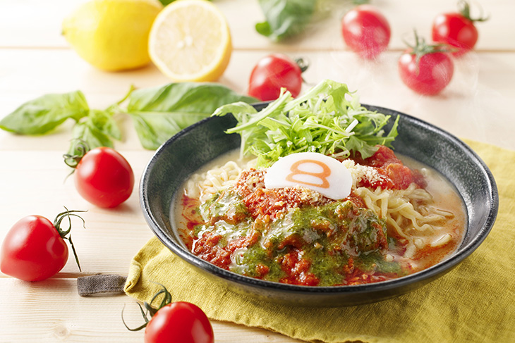 バジルトマト唐麺